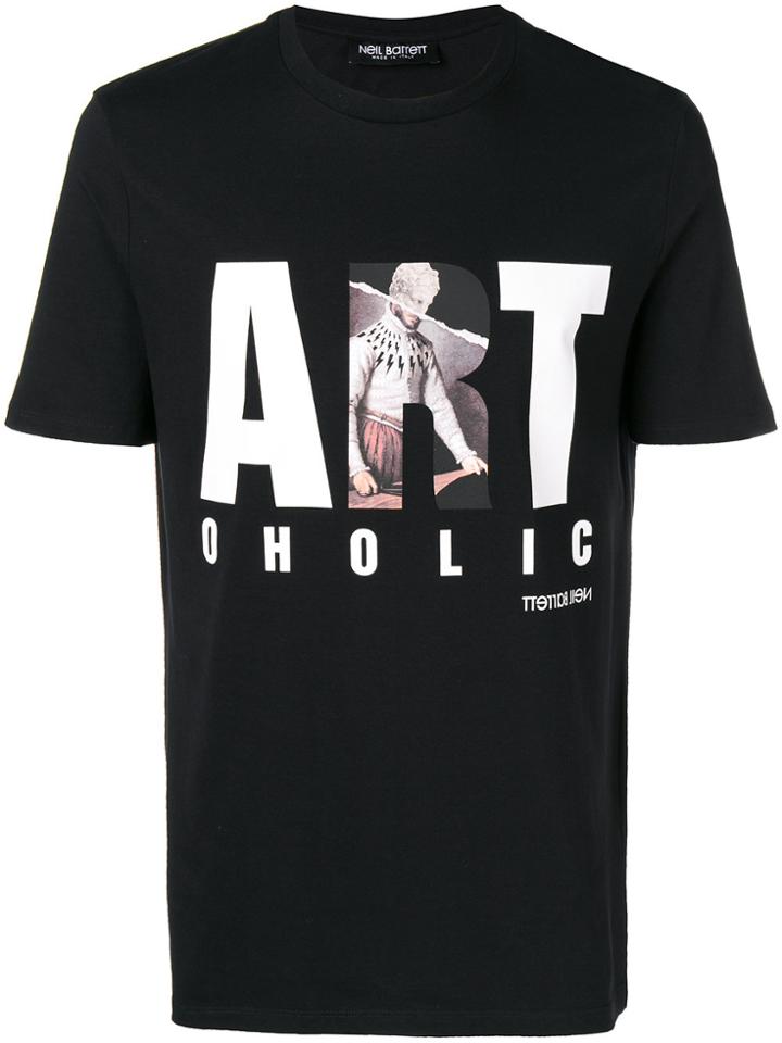 Neil Barrett Artoholic Printed T-shirt - Black