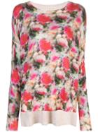 Adam Lippes Printed Knitted Top - Pink