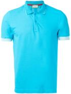 Capricode - Contrast Polo Shirt - Men - Cotton/spandex/elastane - Xl, Blue, Cotton/spandex/elastane