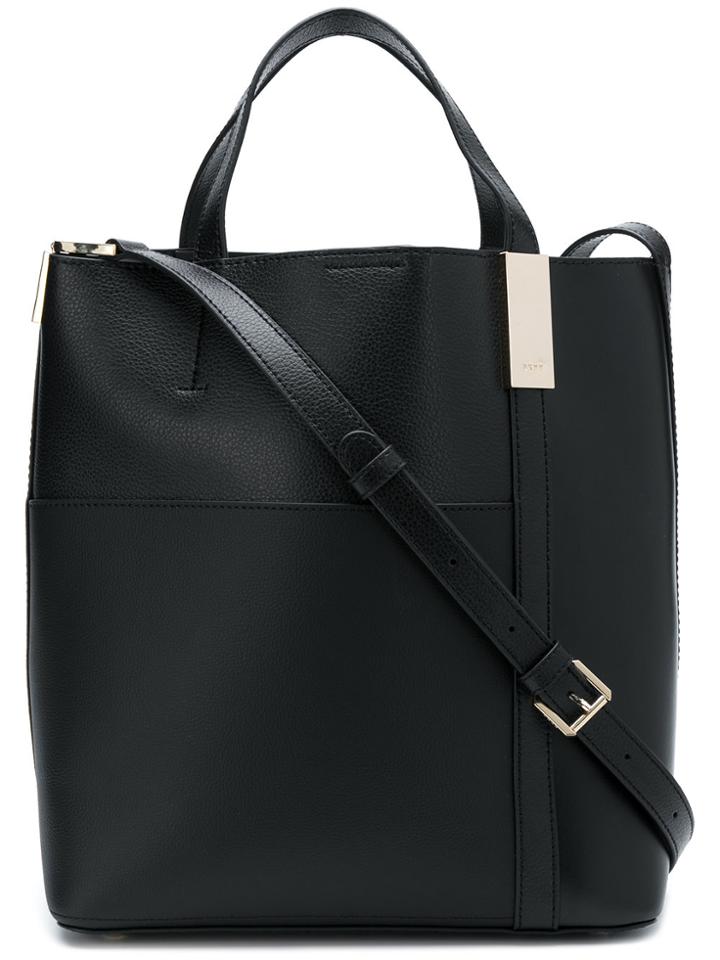 Dkny Textured Panel Tote Bag - Black