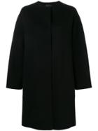 Theory Straight Fit Coat - Black