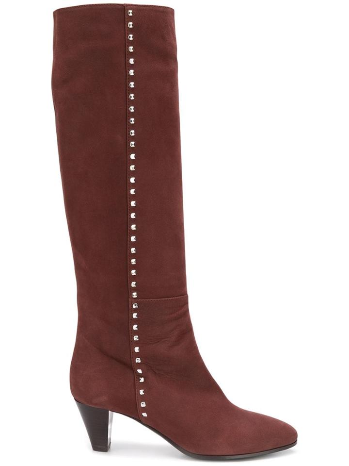 Via Roma 15 Studded Knee-length Boots - Brown
