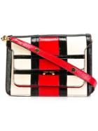 Marni Checked 'trunk' Shoulder Bag, Women's, Red