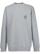 Givenchy Star Print Sweatshirt, Men's, Size: Medium, Grey, Cotton