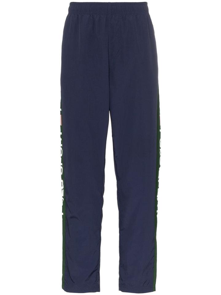 Polo Ralph Lauren Logo Stripe Track Pants - Blue