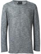 Diesel Plain Casual Sweatshirt, Men's, Size: L, Green, Polyester/linen/flax