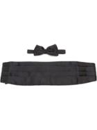 Ermenegildo Zegna Bow Tie And Pleated Belt - Black