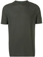 Zanone Classic Plain T-shirt - Green
