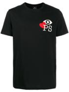 Ps Paul Smith Logo Print Crew Neck T-shirt - Black