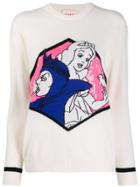 Iceberg Fairytale Print Jumper - White