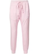 Haider Ackermann Drawstring Trousers, Men's, Size: Xl, Pink/purple, Cotton/rayon