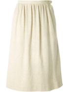 Yves Saint Laurent Vintage Pleated Jersey Skirt