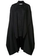 Palmer / Harding Oversized Cape Shirt - Black