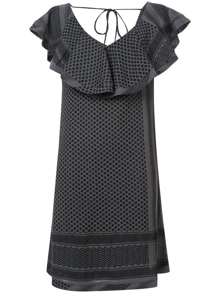 Cecilie Copenhagen - V-back Ruffled Dress - Women - Cotton - 2, Green, Cotton