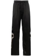 Edward Crutchley Ed Crtch Sd Emb Dtl Trs Blk - Unavailable