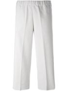 Forte Forte Cropped Trousers, Women's, Size: I, Nude/neutrals, Cotton/virgin Wool