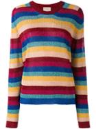 Laneus - Striped Jumper - Women - Polyamide/polyester/viscose - 40, Polyamide/polyester/viscose