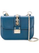 Valentino Glam Lock Shoulder Bag - Blue