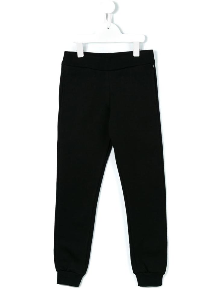 Philipp Plein Kids Runner Track Pants, Boy's, Size: 10 Yrs, Black