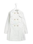 Fendi Kids Classic Trench Coat, Girl's, Size: 10 Yrs, Nude/neutrals