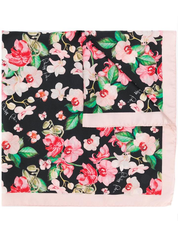 Philipp Plein Floral Scarf - Pink
