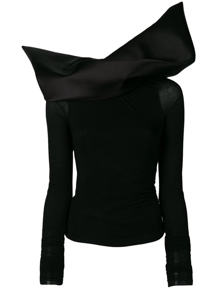 Rick Owens Wrap Style Top - Black