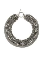 Ann Demeulemeester Chain-link Necklace - Silver