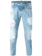 Dsquared2 Tidy Biker Jeans, Men's, Size: 52, Blue, Cotton/polyester
