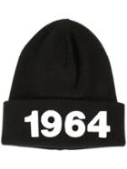 Dsquared2 Ribbed Beanie, Men's, Black, Wool