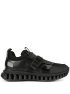 Ermenegildo Zegna A-maze Buckle Sneakers - Black