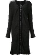 Thom Krom Open Mid Cardigan, Women's, Size: Large, Grey, Acrylic/alpaca/wool/polyamide