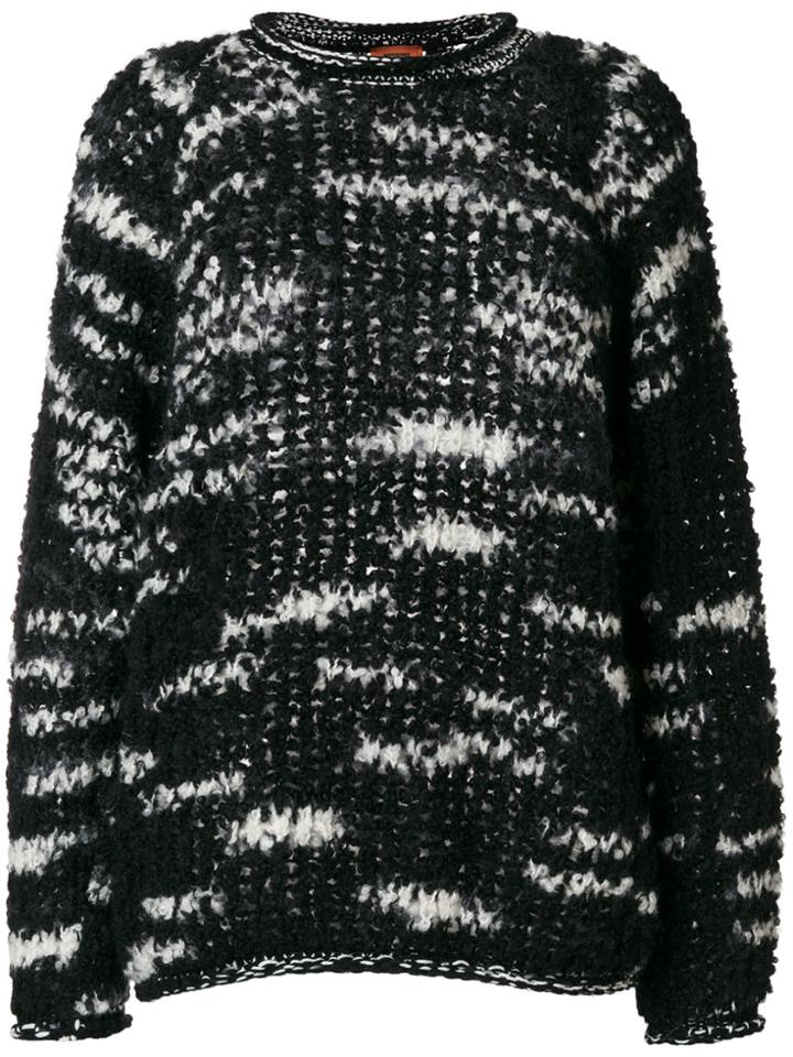 Missoni Chunky Knit Pullover - Black