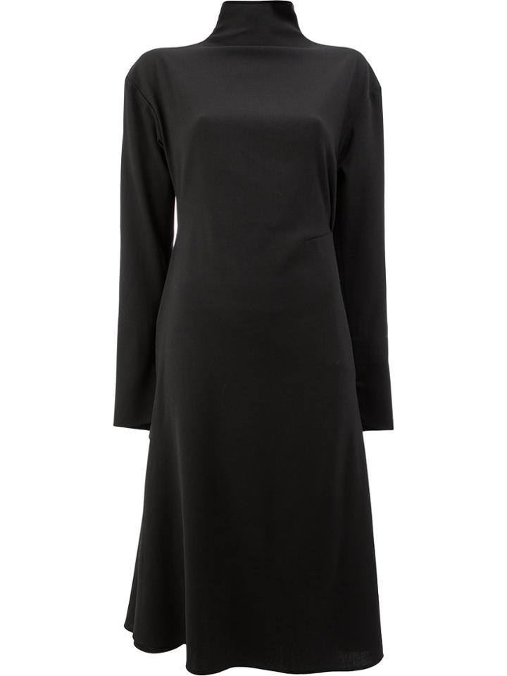 Litkovskaya Backless Asymmetric Dress - Black