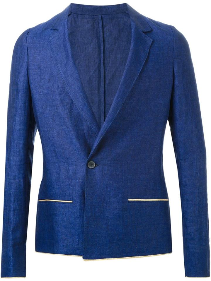 Haider Ackermann Single Button Blazer - Blue