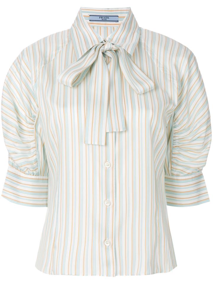 Atlantique Ascoli Ruffle Collar Blouse - Black