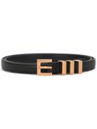 Saint Laurent 'classic 3 Passants' Belt, Women's, Size: 70, Black, Leather