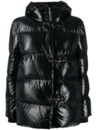 Fay Quilted Puffer Jacket - Black