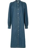 Ganni Oversized Denim Dress - Blue