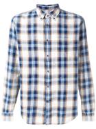 Closed Plaid Shirt - Blue