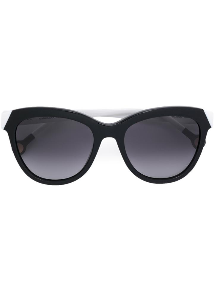 Carolina Herrera Square Shaped Sunglasses - White