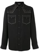 Laneus - Texan Style Shirt - Men - Tencel - 50, Black, Tencel