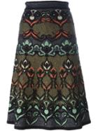 M Missoni Jacquard Skirt, Women's, Size: 42, Acrylic/polyamide/wool/metallic Fibre