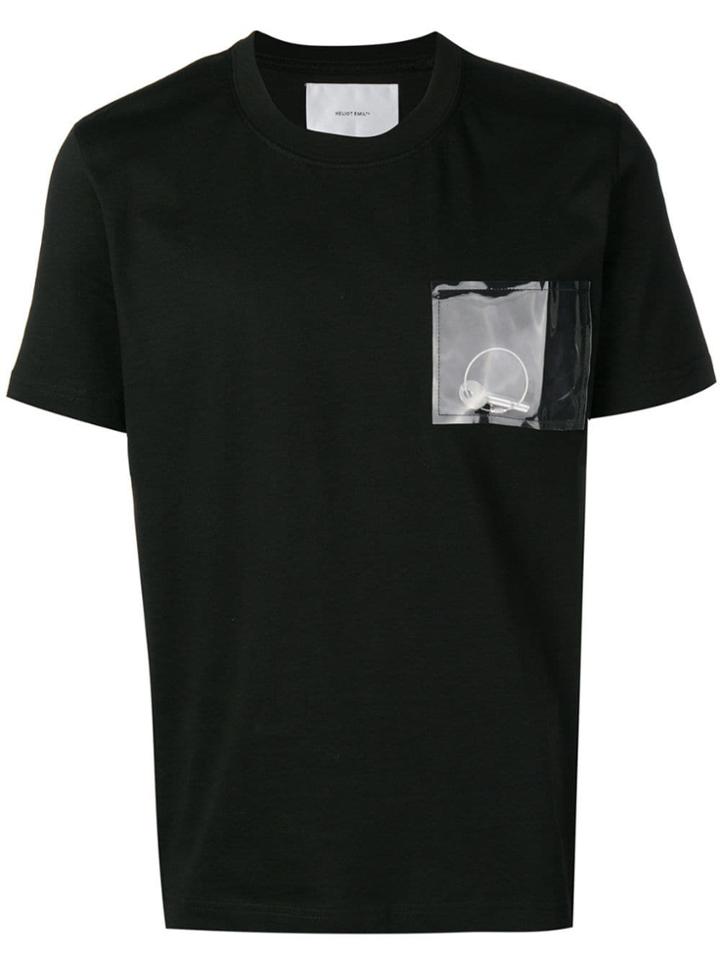 Heliot Emil Printed Patch T-shirt - Black