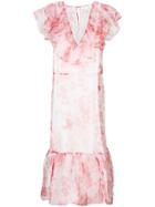 Jill Stuart Cara Floral Dress - Pink & Purple