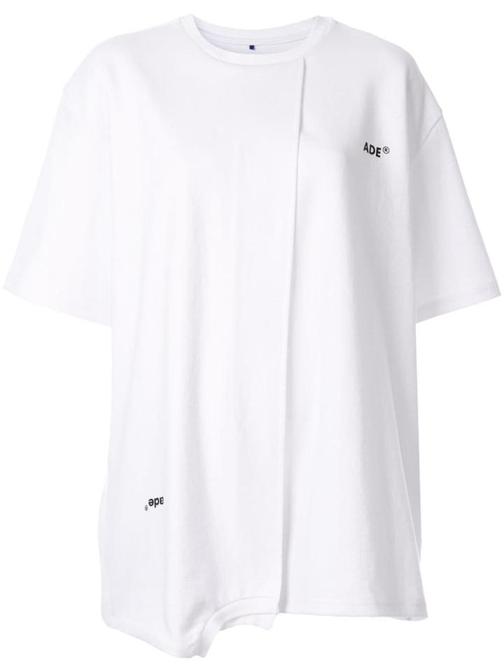 Ader Error Half Flipped T-shirt - White