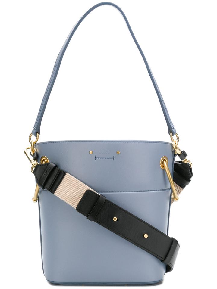 Chloé Small Roy Bucket Bag - Blue