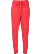 Baja East Cashmere Sweatpants, Women's, Size: 0, Red, Cashmere