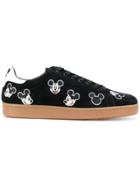 Moa Master Of Arts Mickey Mouse Patch Sneakers - Black
