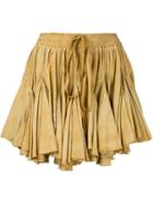 Vivienne Westwood Gold Label 'facette' Skirt, Women's, Size: 10, Yellow/orange, Viscose/silk