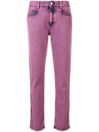 Stella Mccartney Cropped Denim Jeans - Pink & Purple